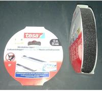 TESA Nastro antiscivolo nero 25mm x 15m - 15801
