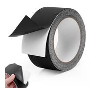 Nastro Antiscivolo Autoadesivo, Banda di Gomma Impermeabile, 5 cm x 5 m, Nero, Per Scale, Gradini, Scale, Interno ed Esterno, Ideale per Progetti DIY e Lavori Manuali