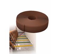 Nastro antiscivolo for gradini, pedate antiscivolo in PVC, autoadesivo, nastro antiscivolo impermeabile for scale/rampe/gradini interni/esterni(Coffee,5cm x 8m)