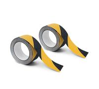 Nastro antiscivolo nero e giallo 5 m impermeabile autoadesivo 50 mm