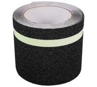 Nastro Antiscivolo Notturno Nero Pte 60 Grit Riflettente per Corridoi | Guida Luminosa, Resistente alle Intemperie, per Soglie e Ingressi, Adatto a Superfici Lisce