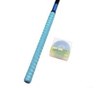 Nastro antiscivolo per canna da pesca, 2,1 m, in EVA, autoadesivo, per racchette da tennis, badminton, bici, manubrio, mazza da baseball, ammortizzante, involucro di ricambio (azzurro)