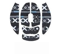 Nastro antiscivolo per mouse, adesivi per mouse da gioco Alienware AW720M, nero e bianco