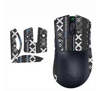 Nastro antiscivolo per mouse, adesivi per mouse da gioco Razer DeathAdder V4 Pro, metà nero bianco