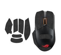 Nastro antiscivolo per mouse compatibile con ASUS ROG Chakram X Mouse, resistente al sudore, impugnatura protettiva, colore nero