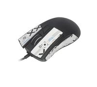 Nastro antiscivolo per mouse compatibile con ASUS ROG Gladius II, resistente al sudore, presa a prova di sudore, copertura protettiva, colore bianco e nero