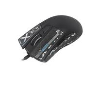 Nastro antiscivolo per mouse compatibile con ASUS ROG Gladius II, resistente al sudore, presa a prova di sudore, copertura protettiva, colore nero e bianco
