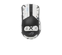 Nastro antiscivolo per mouse compatibile con ASUS ROG Gladius III, resistente al sudore, presa a prova di sudore, copertura protettiva, colore bianco e nero
