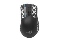Nastro antiscivolo per mouse compatibile con ASUS ROG Gladius III, resistente al sudore, presa a prova di sudore, copertura protettiva, colore nero e bianco