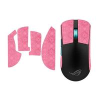 Nastro antiscivolo per mouse compatibile con ASUS ROG Harpe Ace Mouse Skins, resistente al sudore, impugnatura a prova di sudore, copertura protettiva, rosa metà