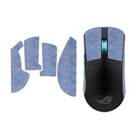 Nastro antiscivolo per mouse compatibile con ASUS ROG Harpe Ace Mouse Skins, resistente al sudore, presa a prova di sudore, copertura protettiva, metà blu