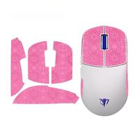 Nastro antiscivolo per mouse compatibile con ASUS ROG Keris II Ace, resistente al sudore, presa a prova di sudore, copertura protettiva, rosa metà