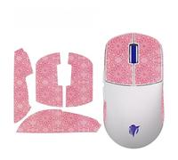 Nastro antiscivolo per mouse compatibile con ASUS ROG Keris II Ace, resistente al sudore, presa a prova di sudore, copertura protettiva, rosa metà