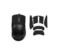 Nastro antiscivolo per mouse compatibile con Asus ROG Keris, per Asus ROG Keris, copertura completa, assorbe il sudore, vestibilità precisa, piedi durevoli (nero)