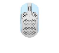 Nastro antiscivolo per mouse compatibile con HyperX Pulsefire Haste Wired Gaming Mouse, resistente al sudore, impugnatura a prova di sudore, copertura protettiva, pelle scamosciata blu chiaro