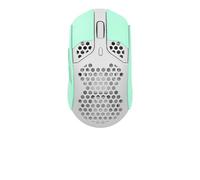 Nastro antiscivolo per mouse compatibile con HyperX Pulsefire Haste Wired Gaming Mouse, resistente al sudore, impugnatura a prova di sudore, copertura protettiva, pelle scamosciata verde chiaro