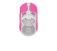 Nastro antiscivolo per mouse compatibile con HyperX Pulsefire Haste Wired Gaming Mouse, resistente al sudore, impugnatura a prova di sudore, copertura protettiva, pelle scamosciata rosa rosa