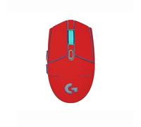 Nastro antiscivolo per mouse compatibile con Logitech G102 G304 Gaming Mouse, resistente al sudore, presa a prova di sudore, copertura protettiva, rosso completo