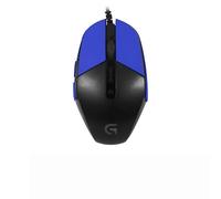 Nastro antiscivolo per mouse compatibile con Logitech G302 G303 Gaming Mouse, resistente al sudore, impugnatura a prova di sudore, copertura protettiva, blu scuro metà
