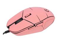 Nastro antiscivolo per mouse compatibile con Logitech G302 G303 Gaming Mouse, resistente al sudore, impugnatura a prova di sudore, copertura protettiva, rosa pieno