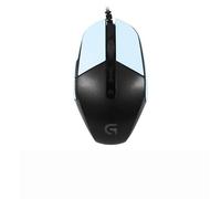 Nastro antiscivolo per mouse compatibile con Logitech G302 G303 Gaming Mouse, resistente al sudore, impugnatura a prova di sudore, copertura protettiva, metà blu
