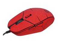 Nastro antiscivolo per mouse compatibile con Logitech G302 G303 Gaming Mouse, resistente al sudore, presa a prova di sudore, copertura protettiva, rosso completo