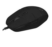 Nastro antiscivolo per mouse compatibile con Logitech G302 G303, resistente al sudore, impugnatura protettiva (nero completo)