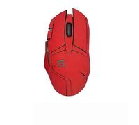 Nastro antiscivolo per mouse compatibile con Logitech G402 Gaming Mouse, resistente al sudore, impugnatura a prova di sudore, copertura protettiva, rosso pieno
