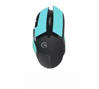 Nastro antiscivolo per mouse compatibile con Logitech G402 Gaming Mouse, resistente al sudore, impugnatura a prova di sudore, copertura protettiva, metà blu