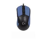 Nastro antiscivolo per mouse compatibile con Logitech G403 G603 G703 G703 skin per mouse da gioco, resistente al sudore, impugnatura a prova di sudore, copertura protettiva, blu scuro metà