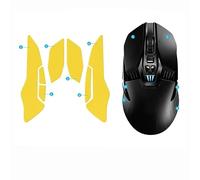 Nastro antiscivolo per mouse compatibile con Logitech G903 Gaming Mouse, resistente al sudore, impugnatura a prova di sudore, copertura protettiva, colore giallo