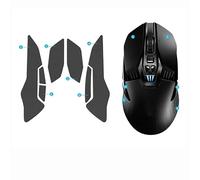 Nastro antiscivolo per mouse compatibile con Logitech G903 Gaming Mouse, resistente al sudore, impugnatura a prova di sudore, copertura protettiva, grigio scuro metà