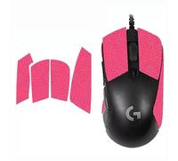Nastro antiscivolo per mouse di ricambio, adesivi per mouse da gioco Logitech G703 G403 G603, fiocco di neve rosa pieno
