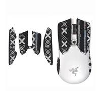 Nastro antiscivolo per mouse di ricambio, adesivi per mouse da gioco Razer Viper V2pro, metà nero bianco