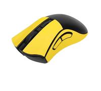 Nastro antiscivolo per mouse in pelle scamosciata per mouse da gioco wireless Razer DeathAdder V2, metà giallo