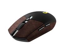 Nastro antiscivolo per mouse per Logitech G304 Pelle per mouse da gioco senza fili ultrasottile e confortevole, resistente al sudore facile da applicare e con design autoadesivo (brown)