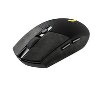 Nastro antiscivolo per mouse per Logitech G304 Pelle per mouse da gioco senza fili ultrasottile e confortevole, resistente al sudore facile da applicare e con design autoadesivo (gray)