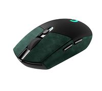 Nastro antiscivolo per mouse per Logitech G304 Pelle per mouse da gioco senza fili ultrasottile e confortevole, resistente al sudore facile da applicare e con design autoadesivo (green)