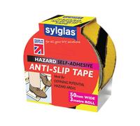 Nastro Antiscivolo Sylglas 50Mm X 3M Nero E Giallo Pericolo SYLASTBLY