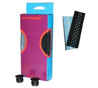 Nastro Manubrio Bike Ribbon Drops Colore Nero-Celeste