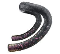 Supacaz Super Sticky Kush 2200x30x2,5 Mm In Pu + Cap Handlebar Tape Nero Fire