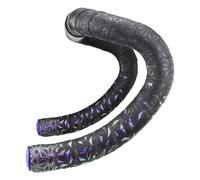 Supacaz Super Sticky Kush 2200x30x2,5 Mm In Pu + Cap Handlebar Tape Nero Violet