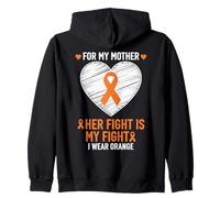 Nastro Arancione per la consapevolezza dei Combattenti della Madre Felpa con Cappuccio