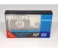 Nastro audiocassetta vuoto Philips HP 60 (sigillato) NOS Nuovo