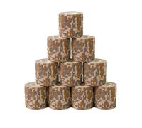Nastro Auto-Adesivo 10 Pezzi 5cm x 4.5m, Benda Elastica in Tessuto Non Tessuto, Senza Residui, Flessibile per Outdoor, Campeggio, Attrezzatura(SM)