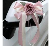 Nastro Auto Matrimonio Settimo 36cm per decorazione Nastro Auto(8PC Pink) | Materiale per pe morbido, vivaci, per sicuro, lunghezza 36cm, per ideale nozze