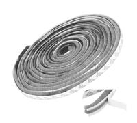 Nastro Autoadesivo Antispifferi 9x9mm Grigio 10 Metri, Barriera Efficace per Porte e Finestre, Risparmio Energetico