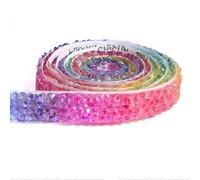 Nastro autoadesivo con strass di cristallo, Strass autoadesivi Trim 2 iarde, 10mm-30mm, multicolore(10mm Rainbow Ab)