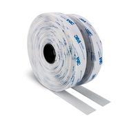 Nastro Autoadesivo da 19MM X 6M Biadesivo Extra Forte Bianco Resistente in Tessuto di Nylon per Lavori Artigianali Progetti fai da te e Riparazioni