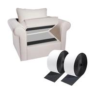 Nastro Autoadesivo Extra Forte, Biadesivo per tessuti 10cm Largo e 3M Lungo, Feltro Adesivo Mantiene Cuscini del Divano e Tappeti in Posizione